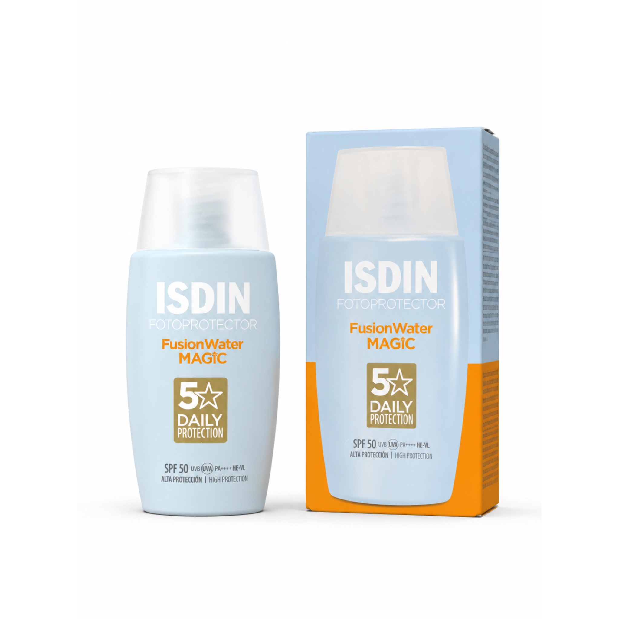 ضد آفتاب ایزدین مدل Fusion Water MAGIC – فلوئیدی، سبک و آبرسان – SPF 50 – حجم ۵۰ میلیلیتر