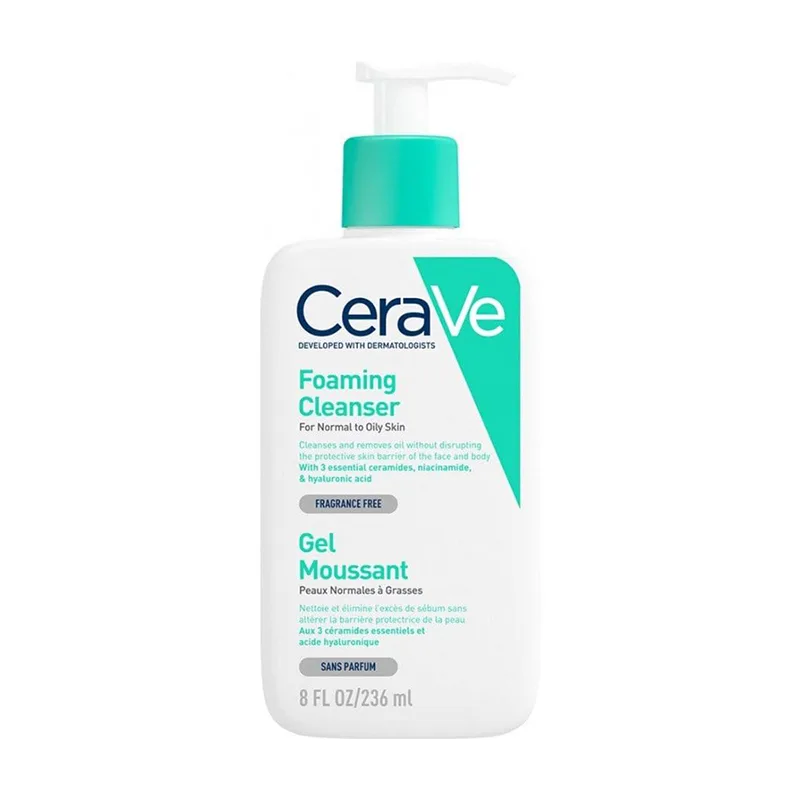 فوم شوینده صورت سراوی Foaming Cleanser – CeraVe Foaming Facial Cleanser