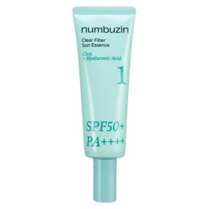 اسنس ضد آفتاب تسکین‌دهنده شماره 1 نامبوزین Clear Filter Sun Essence SPF50+ PA++++
