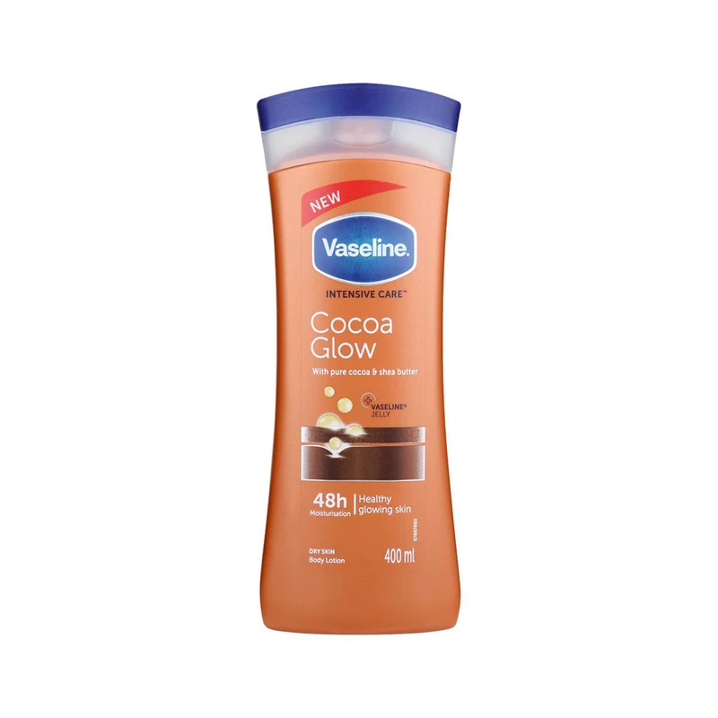 لوسیون بدن شکلاتی وازلین Vaseline Intensive Care Cocoa Glow