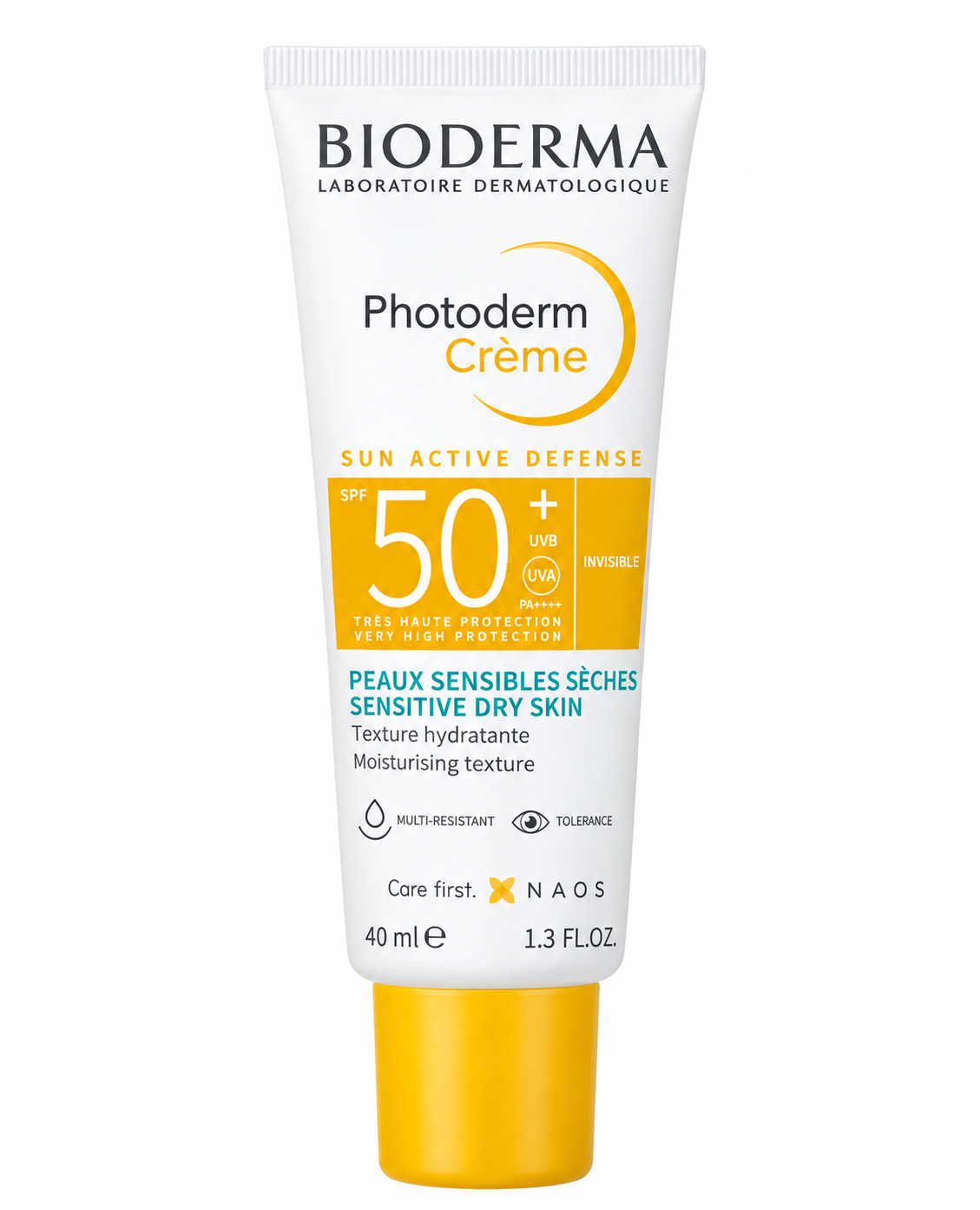 ضدآفتاب بایودرما فتودرم کرم نامرئی پوست خشک و حساس SPF 50+ Photoderm Crème