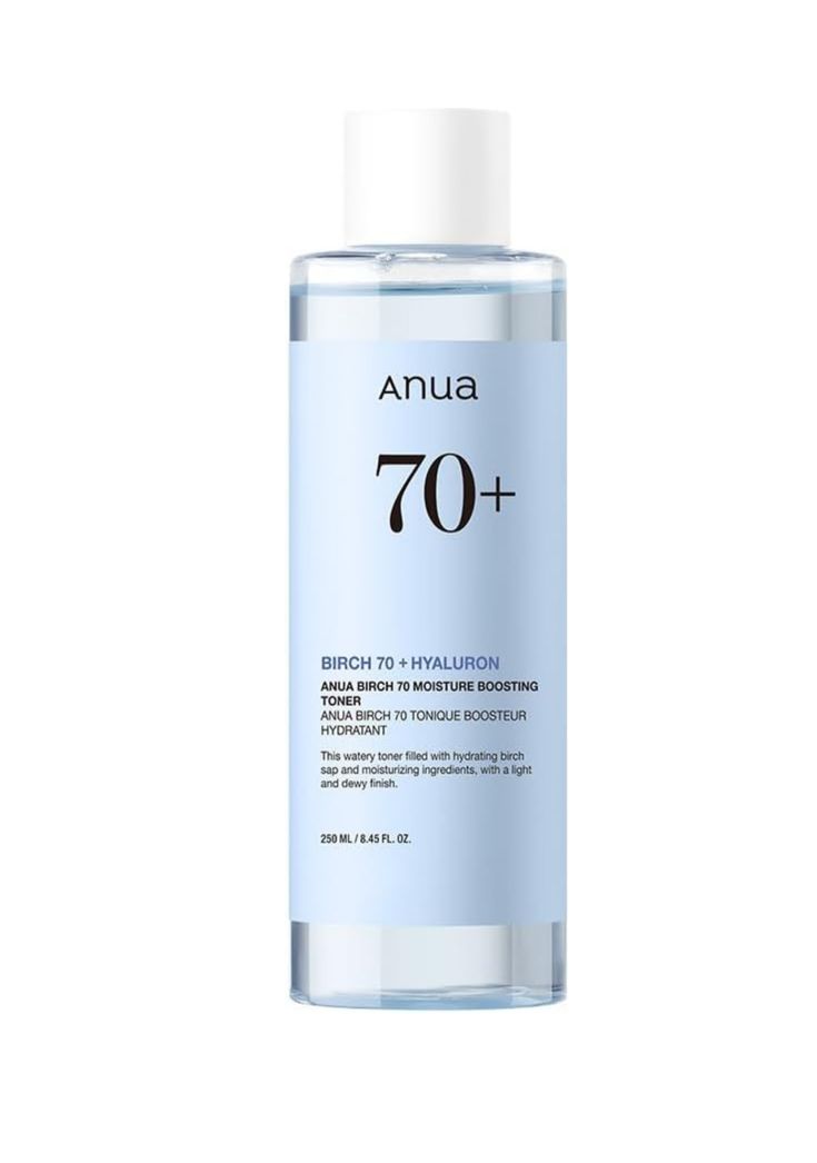 تونر آبرسان توس و هیالورونیک اسید ۷۰٪ آنوا Anua Birch 70 Moisture Boosting Toner 250ml