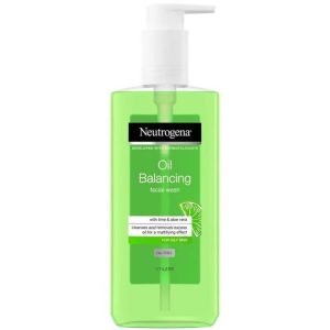 ژل شست‌وشوی کنترل چربی لیمو و آلوئه‌ورا نوتروژینا Neutrogena Oil Balancing Facial Wash