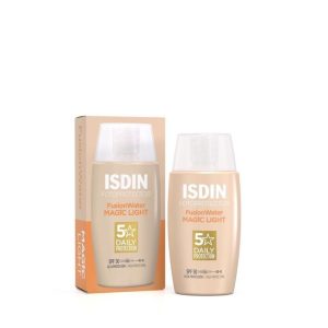 ضدآفتاب رنگی لایت ایزدین ISDIN Fotoprotector Fusion Water MAGIC Light SPF50
