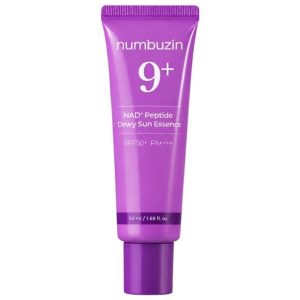ضدآفتاب شماره ۹ نامبوزین Numbuzin No.9 NAD+ Peptide Sunscreen Dewy Sun Essence SPF50+ PA++++